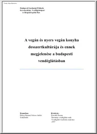 Horváth Dorina - A vegán és nyers