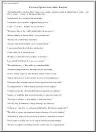 Idézetek Albert Einsteintől angolul