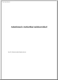 Dr. Németh Anikó - Adatelemzés