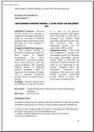 Amarjeet-Ishan - Sustainable Growth Model, A Case Study on Walmart Inc