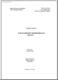 Bárdossy György - A hazai radioaktív hulladékelhelyezés helyzete
