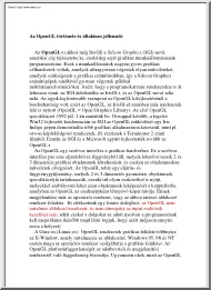 Varga Sándor - OpenGL