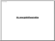 Az energiafelhasználás