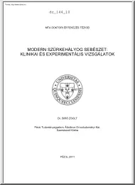 Dr. Biró Zsolt - Modern szürkehályog sebészet, klinikai és experimentális vizsgálatok