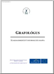 Grafológus, szakmaismertető információs mappa