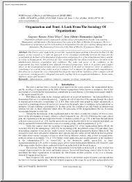 Mayo-Aguilar - Organization and Trust
