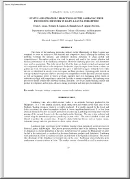 Ascan-Zapata-Aesa - Status and Strategic Directions of the Lambanog Wine Processing Industry in Liliw, Laguna, Philippines