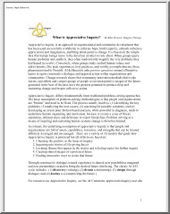 Bliss Browne - What is Appreciative Inquiry