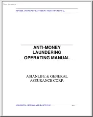 Anti Money Laundering Operating Manual
