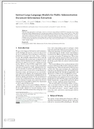 Instruct Large Language Models for Public Administration Document Information Extraction