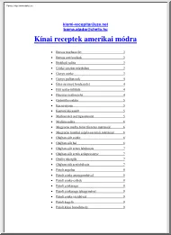 Klement András - Kínai receptek