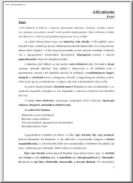 Biológia B tételek, 2006