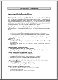 Gazdaságpolitika, pénzügypolitika