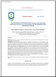 Bandiola-Castro-Bandiola - Effectiveness of Guyabano Fruit and Pineapple Extract in the Fermentation Process of Vinegar