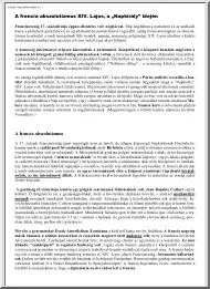 A francia abszolutizmus XIV. Lajos, a