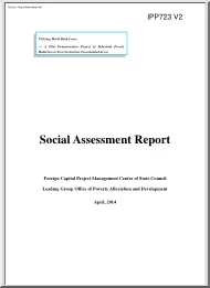 A Pilot Demonstration Project of Industrial Poverty Reduction in Poverty-stricken Concatenated Areas, Utilizing World Bank Loans