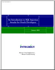 An introduction to SQL injection attacks for Oracle developers