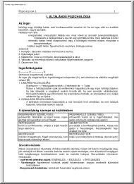 Általános pszichológia