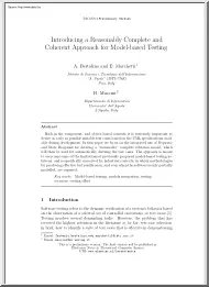 Bertolino-Marchetti - Introducing a Reasonably Complete and Coherent Approach for Model-based Testing
