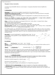 Mozgások leírása, kinematika