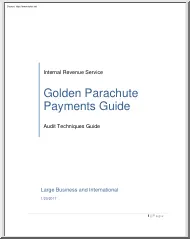 Golden Parachute Payments Guide, Audit Techniques Guide