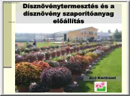 A dísznövénytermesztés és a dísznövény szaporítóanyag előállítás