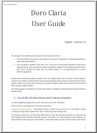 Doro Claria, User Guide