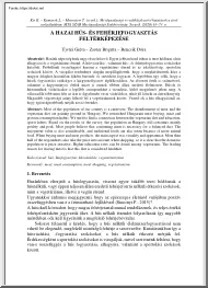 A hazai hús- és fehérjefogyasztás feltérképezése