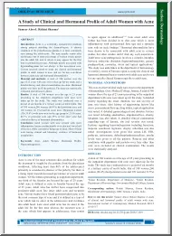 Abrol-Sharma - A Study of Clinical and Hormonal Profile of Adult Women with Acne