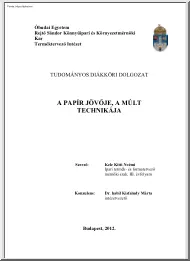 Kele Kitti Noémi - A papír jövője