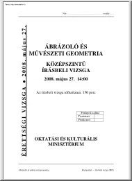 Ábrázoló és művészeti geometria