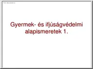 Gyermek és ifjúságvédelmi