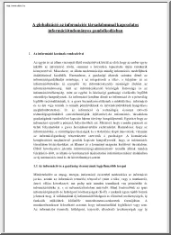 Csorba József - A globalizáció az információs társadalommal kapcsolatos információtudományos gondolkodásban