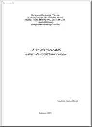 Kozma Orsolya - Hatékony reklámok a