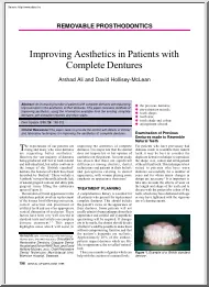 Arshad-David - Improving aesthetics in patients with complete dentures