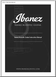 Ibanez Acoustic Guitar Instruction Manual