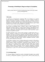 E-learning és felnőttképzés Magyarországon és Európában