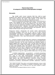 Drjenovszky Zsófia - A budapesti muszlimok alkalmazkodási stratégiái