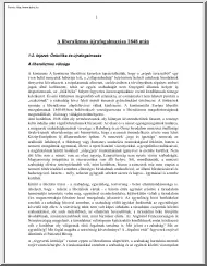 A liberalizmus újrafogalmazása 1848 után