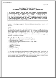 Learning and teaching resources for