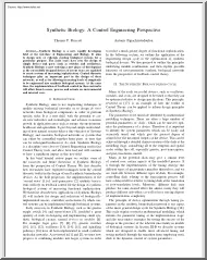 Prescott-Papachristodoulou - Synthetic Biology, A Control Engineering Perspective