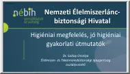 Dr. Szalay Orsolya - Higiéniai