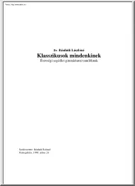 Dr. Bánhidi Lászlóné - Klasszikusok mindenkinek