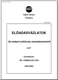 Az emberi erőforrás menedzsmentről