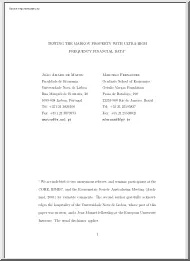 Matos-Fernandes - Testing the Markov Property with ultra high frequency financial data