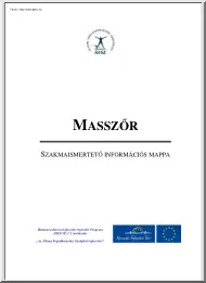 Masszőr, szakmaismertető információs mappa