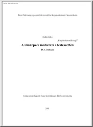 Raffai Réka - A színképzés