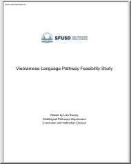 Lisa Kwong - Vietnamese Language Pathway Feasibility Study