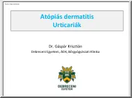 Dr. Gáspár Krisztián - Atópiás