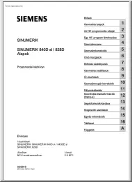 Siemens Sinumerik 840D sl, 828D